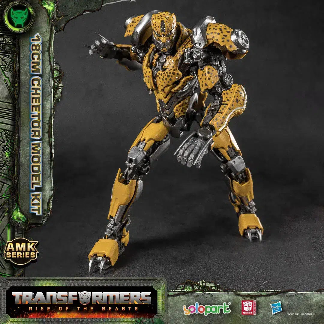Yolopark Amk Series Transformers Rise Of The Beasts Cheetor Model Kit 4