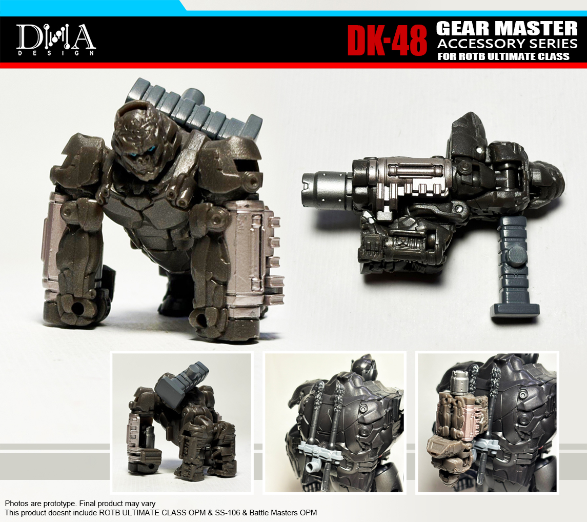 Dna Design Dk 48 Kits de mise à niveau pour Ultimate Class Optimus Primal 12