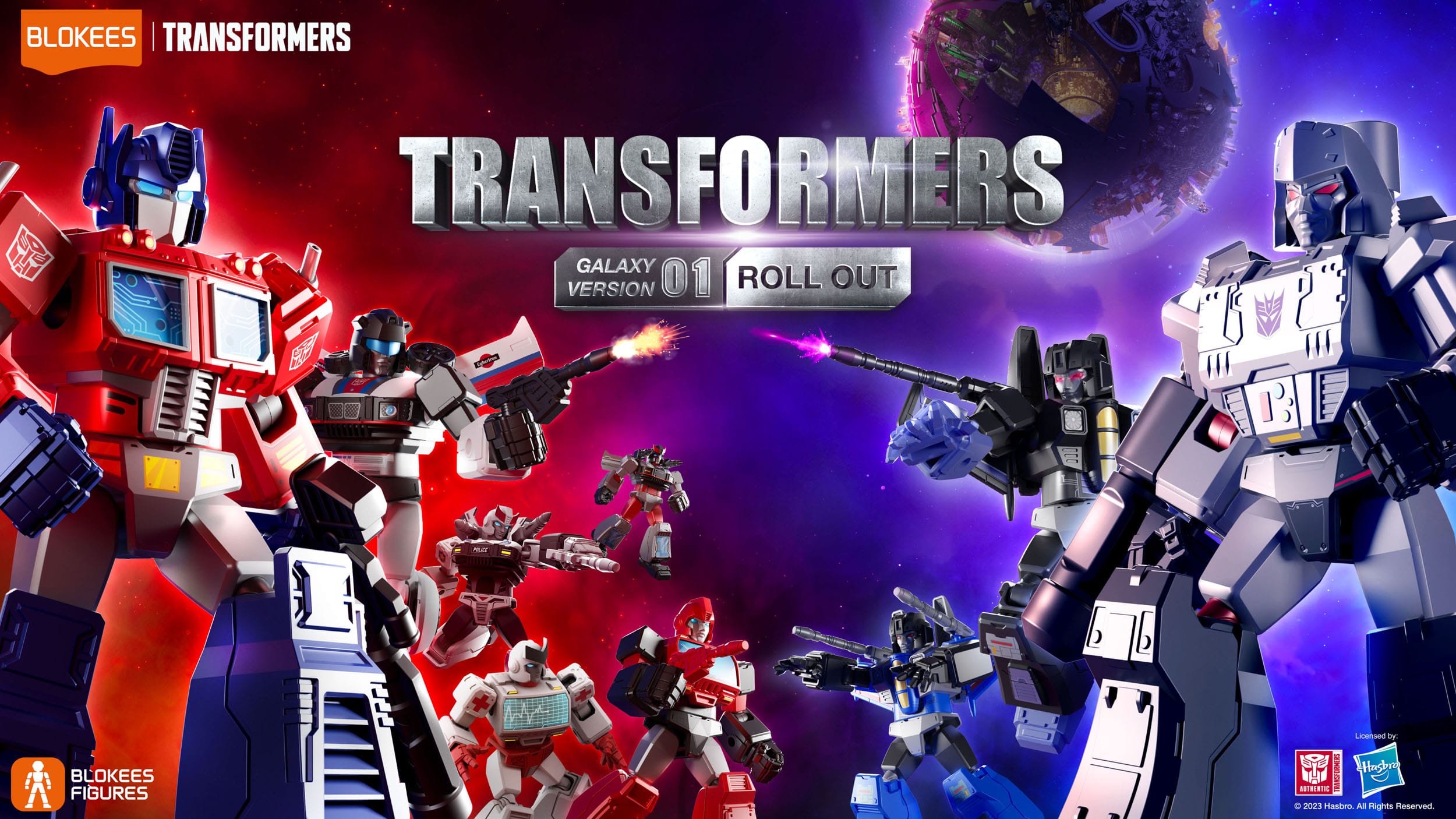 Blokees Transformers Galaxy Versie 01 Roll Out Mysteriedoos 2