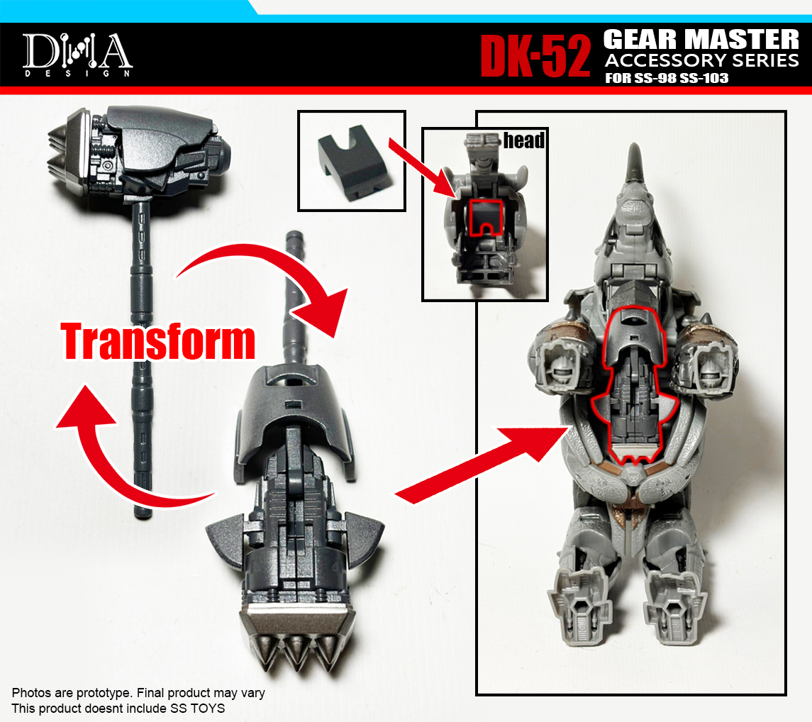 Dna Design Dk 52 Gear Master Accessory Series For Ss 98 Ss 103 3
