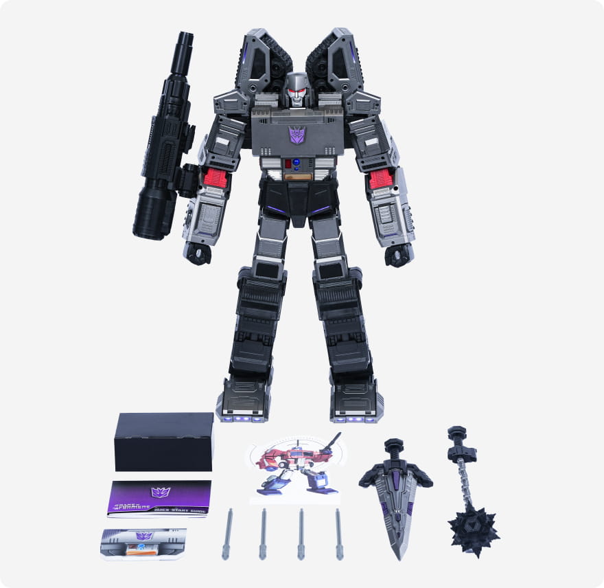 Transformers X Robosen - Megatron - G1 Flaggschiff-Serie