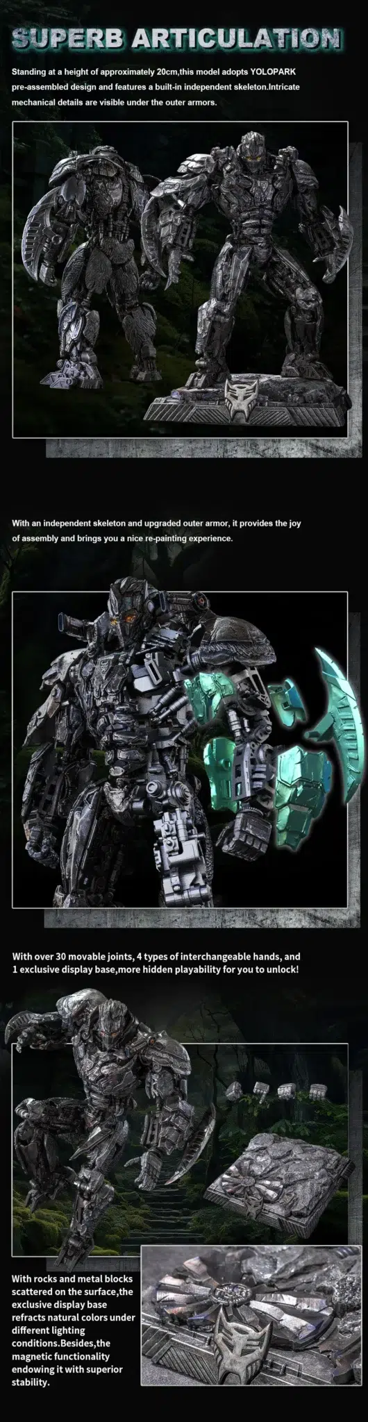 YOLOPARK: AMK PRO X-serie - Transformers: Opkomst van de Beesten - Apelinq Modelbouwpakket