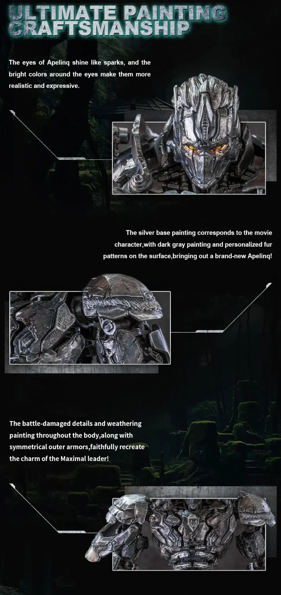 YOLOPARK: AMK PRO X-serie - Transformers: Opkomst van de Beesten - Apelinq Modelbouwpakket